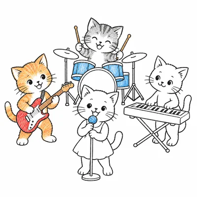 44 Cats coloring pages 44 Cats coloring pages