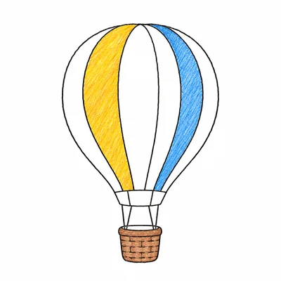 Balloon coloring pages Balloon coloring pages