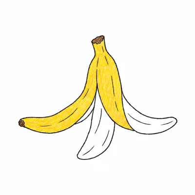 Banana coloring pages Banana coloring pages