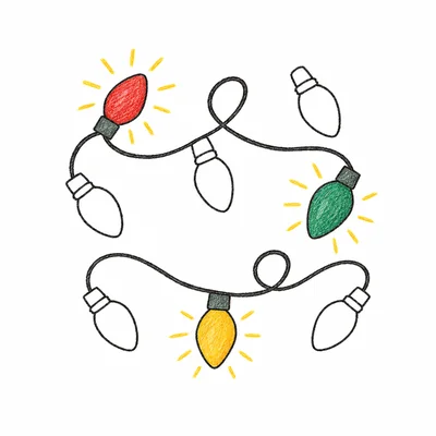 Christmas Lights coloring pages Christmas Lights coloring pages