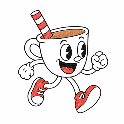 Cuphead coloring pages Cuphead coloring pages
