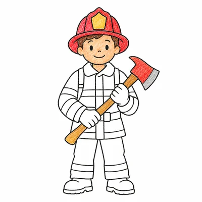 Firefighter coloring pages Firefighter coloring pages