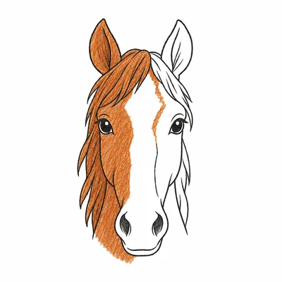 Horses coloring pages Horses coloring pages