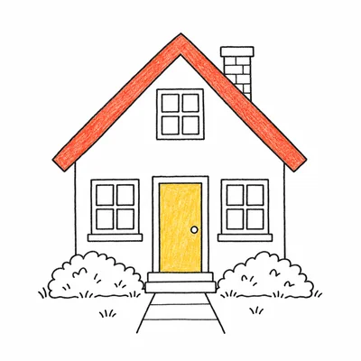 House coloring pages House coloring pages