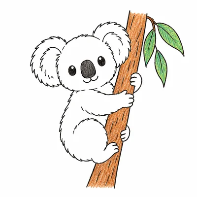 Koala coloring pages Koala coloring pages