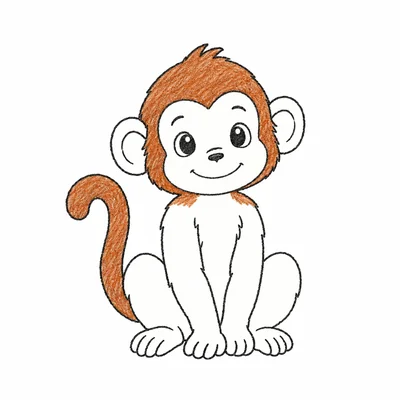 Monkey coloring pages Monkey coloring pages