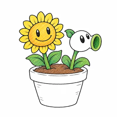 Plants vs. Zombies coloring pages Plants vs. Zombies coloring pages