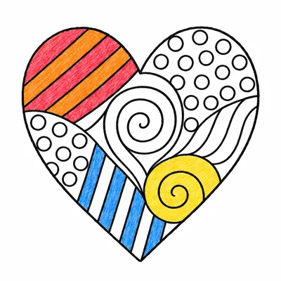 Romero Britto style coloring pages Romero Britto style coloring pages