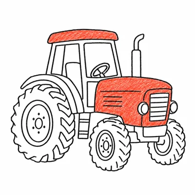 Tractor coloring pages Tractor coloring pages
