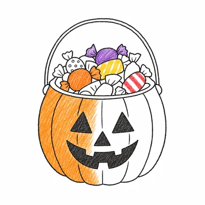 Trick-or-Treat coloring pages Trick-or-Treat coloring pages