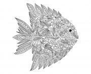 adult zentangle fish by artnataliia