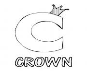 crown c s alphabet7351