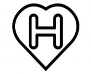letter h alphabet 7a03