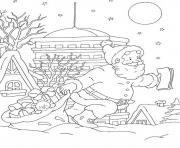 coloring pages of santa claus doing his job76d8