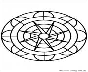 easy simple mandala 72