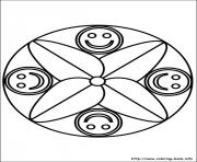 easy simple mandala 73