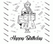 Printable anna with cone hat colouring page coloring pages