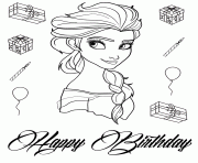 Printable elsa portrait colouring page coloring pages