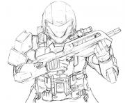Lego Halo Coloring Pages