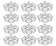 adult cupcakes mosaique