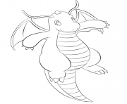 149 dragonite pokemon coloring pages