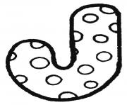 Printable bubble letter j coloring pages