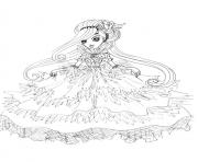 duchessswan ever after high doll coloring pages