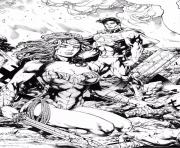 wonder woman and superman by_miltonwiller dc comics