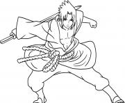 Printable anime sasuke of naruto shippudencb91 coloring pages