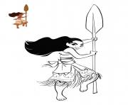 Printable moana new disey heroine coloring pages