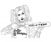 harley quinn good night stick
