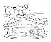 tom and jerry cartoon cake