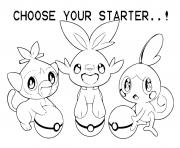 grookey scorbunny sobble