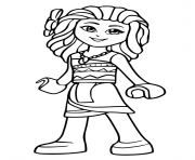Printable LEGO Disney Princess Moanas coloring pages