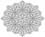 mandala zen antistress flowers 9