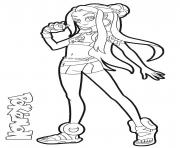 Printable Nessa Pokemon Sword and Shield coloring pages