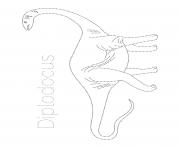 dinosaur diplodocus tracing picture