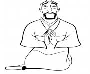 fa zhou the father of mulan