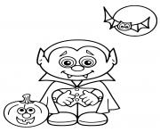 vampire halloween pumpkin moon