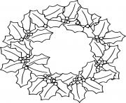 Poinsettia Shaped a Wreath
