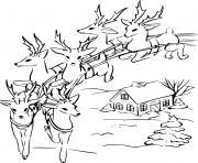 Six Reindeer Flying