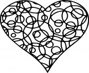 Circles Shaped a Heart