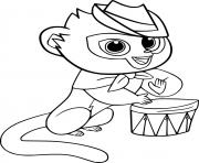 Printable Vivo Playing Drum coloring pages