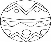 Fold Line and Circle Easter Egg