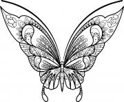 Easy Zentangle Butterfly